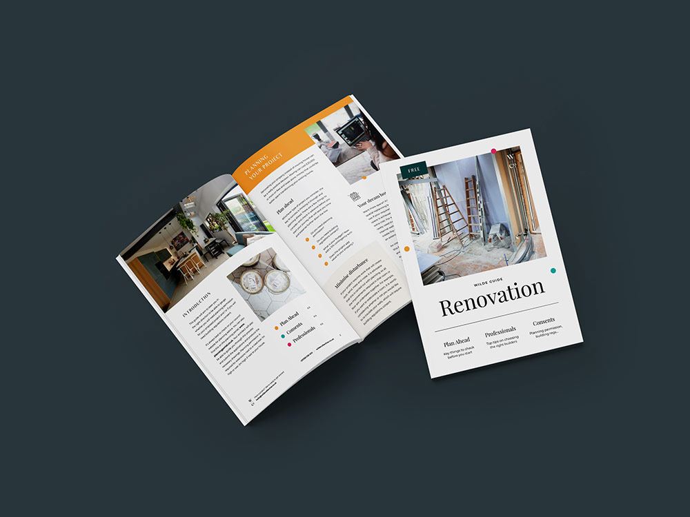 renovation guide mockup renovation guide mockup